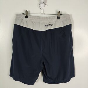 Birddogs Boom Mens XL Long Navy Blue Gym Shorts Lined 9” Athleisure